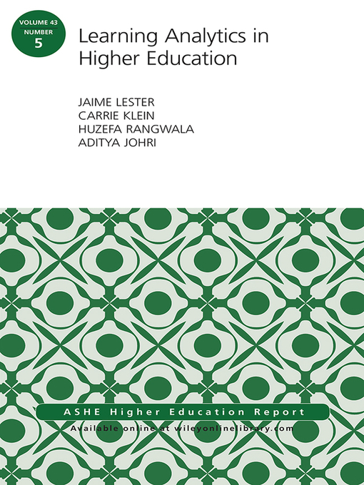 Title details for Learning Analytics in Higher Education by Jaime Lester - Available
